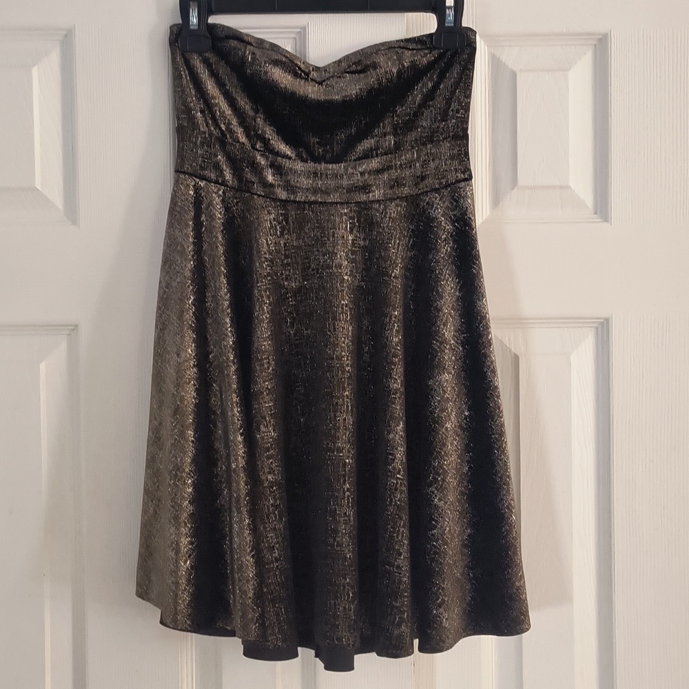 Free People Velvet Strapless Dress Size XS - Picture 4 of 7